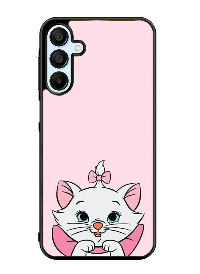 Pink Marie Cat Face Samsung Galaxy A15 5G Case OV10544