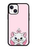 Pink Marie Cat Face iPhone 14 Plus Case QC10544