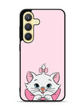 Pink Marie Cat Face Samsung Galaxy S23 5G Case QC10544