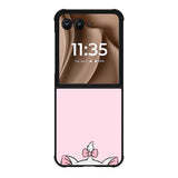 Pink Marie Cat Face Motorola Moto RAZR Plus 2025 Case OV10544