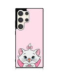 Pink Marie Cat Face Samsung Galaxy S24 Ultra 5G Case OV10544