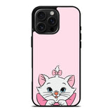 Pink Marie Cat Face iPhone 16 Pro Max Case OV10544