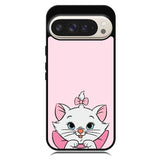 Pink Marie Cat Face Google Pixel 10 | Google Pixel 10 Pro Case OV10544