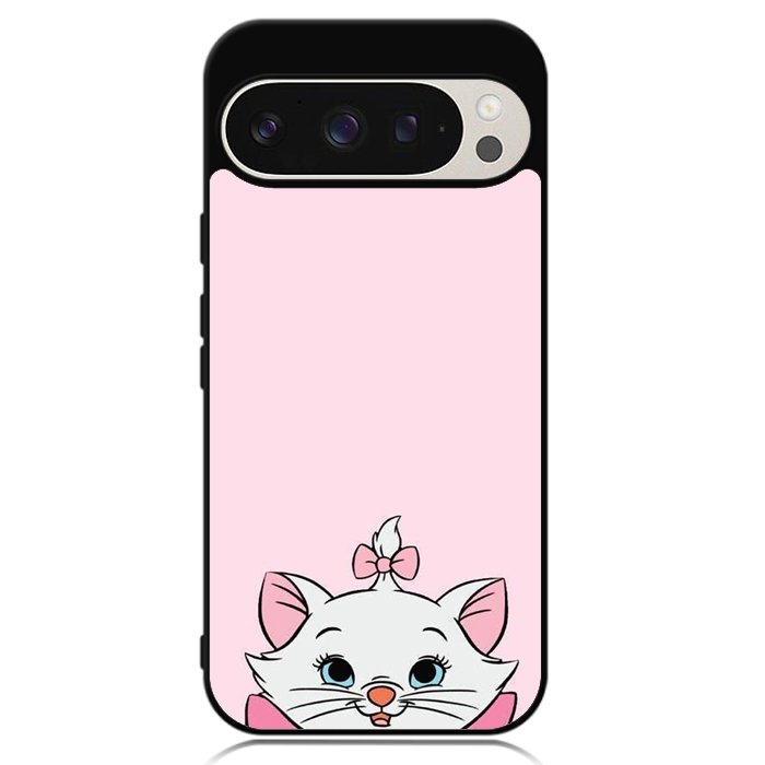 Pink Marie Cat Face Google Pixel 9 Pro XL Case OV10544