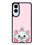 Pink Marie Cat Face Samsung Galaxy S25 Edge 5G Case OV10544