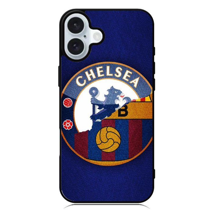 Chelsea Barcelona iPhone 16 Case QC1523