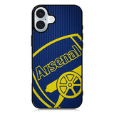 arsenal football iPhone 16 Plus Case QC1525
