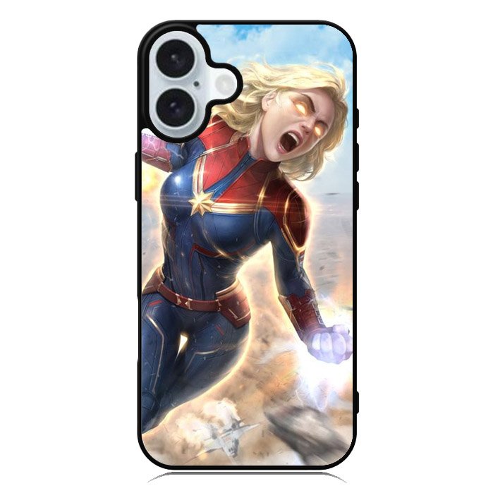captain marvel iPhone 16 Plus Case QC4417