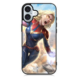captain marvel iPhone 16 Plus Case QC4417
