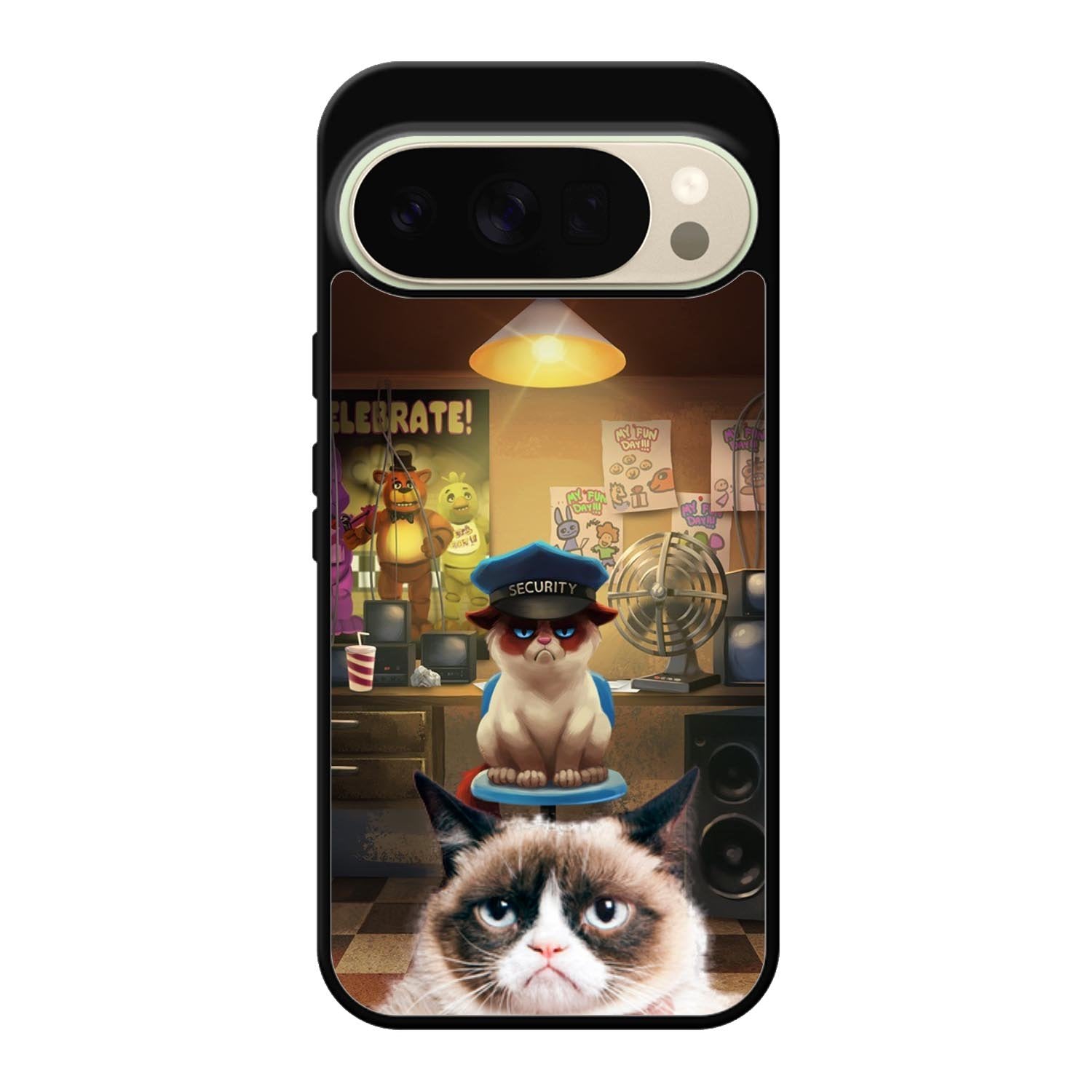 grumpy cat Five Nights at Freddy Google Pixel 10 Pro Case OV1551