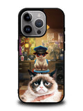 grumpy cat Five Nights at Freddy iPhone 15 Pro Max Case OV1551
