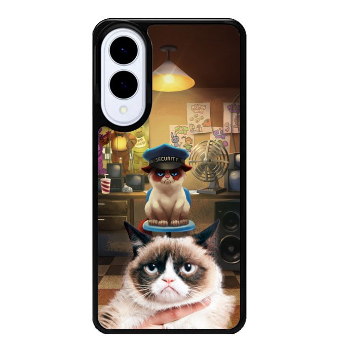 grumpy cat Five Nights at Freddy Samsung Galaxy S25 Edge 5G Case OV1551