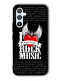i love rock music Samsung Galaxy A14 5G Case QC1558