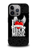 i love rock music iPhone 14 Pro Max Case QC1558