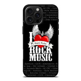 i love rock music iPhone 16 Pro Case OV1558