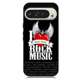 i love rock music Google Pixel 10 | Google Pixel 10 Pro Case OV1558