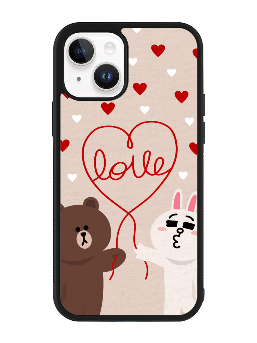 cony brown line iPhone 14 Plus Case QC1564