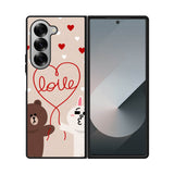 cony brown line Samsung Galaxy Z Fold 7 5G Case OV1564