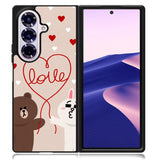 cony brown line Samsung Galaxy Z Fold 7 Case OV1564