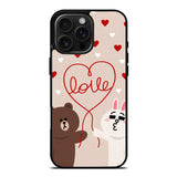 cony brown line iPhone 16 Pro Case OV1564