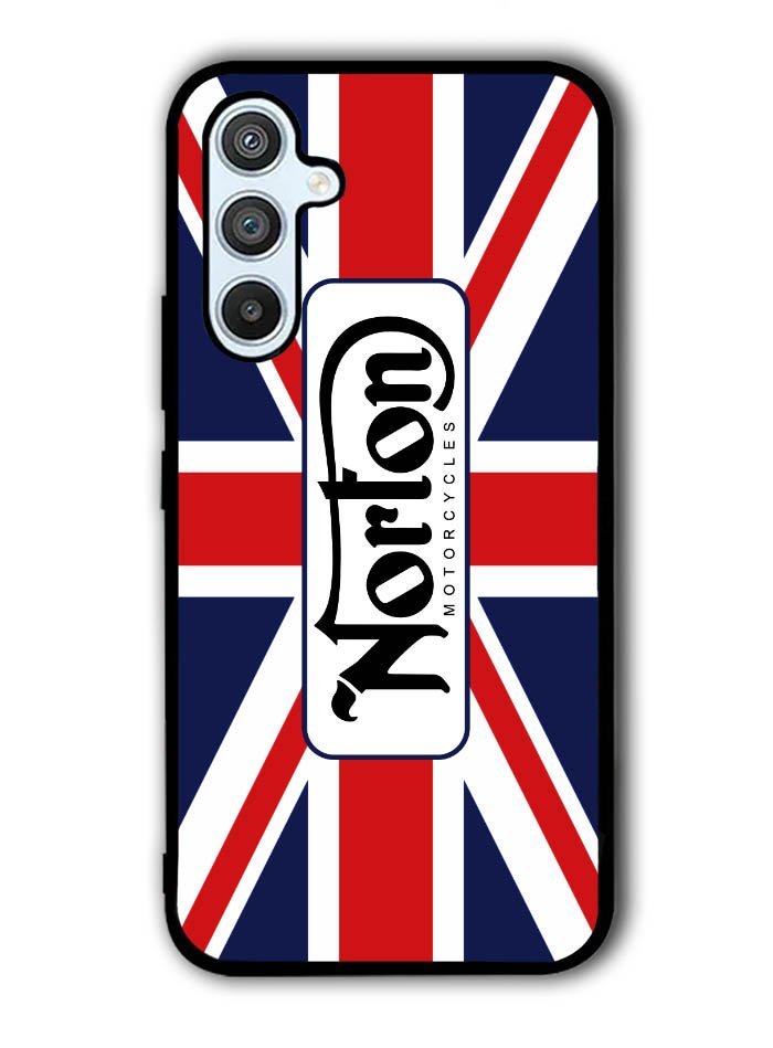 norton motorcycles england flag Samsung Galaxy A54 5G Case OV1584