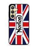 norton motorcycles england flag Samsung Galaxy S24 5G Case OV1584