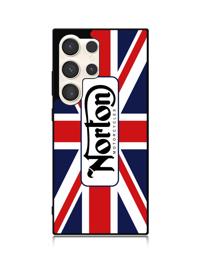 norton motorcycles england flag Samsung Galaxy S24 Ultra 5G Case OV1584