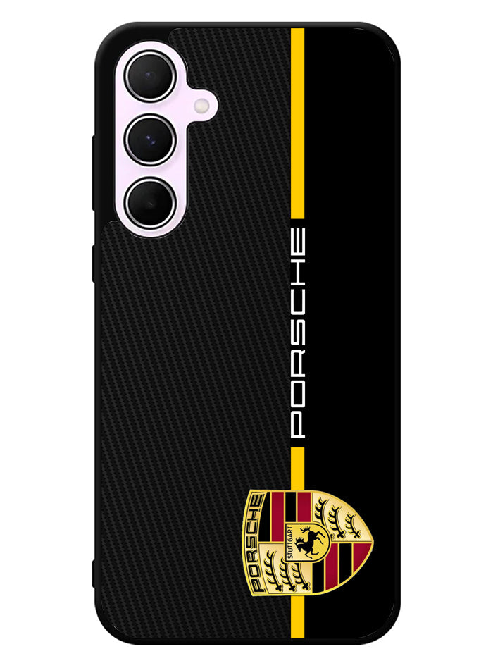 Porsche Stripe Carbon Samsung Galaxy A35 5G Case