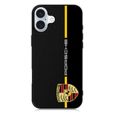 Porsche Stripe Carbon iPhone 16 Plus Case