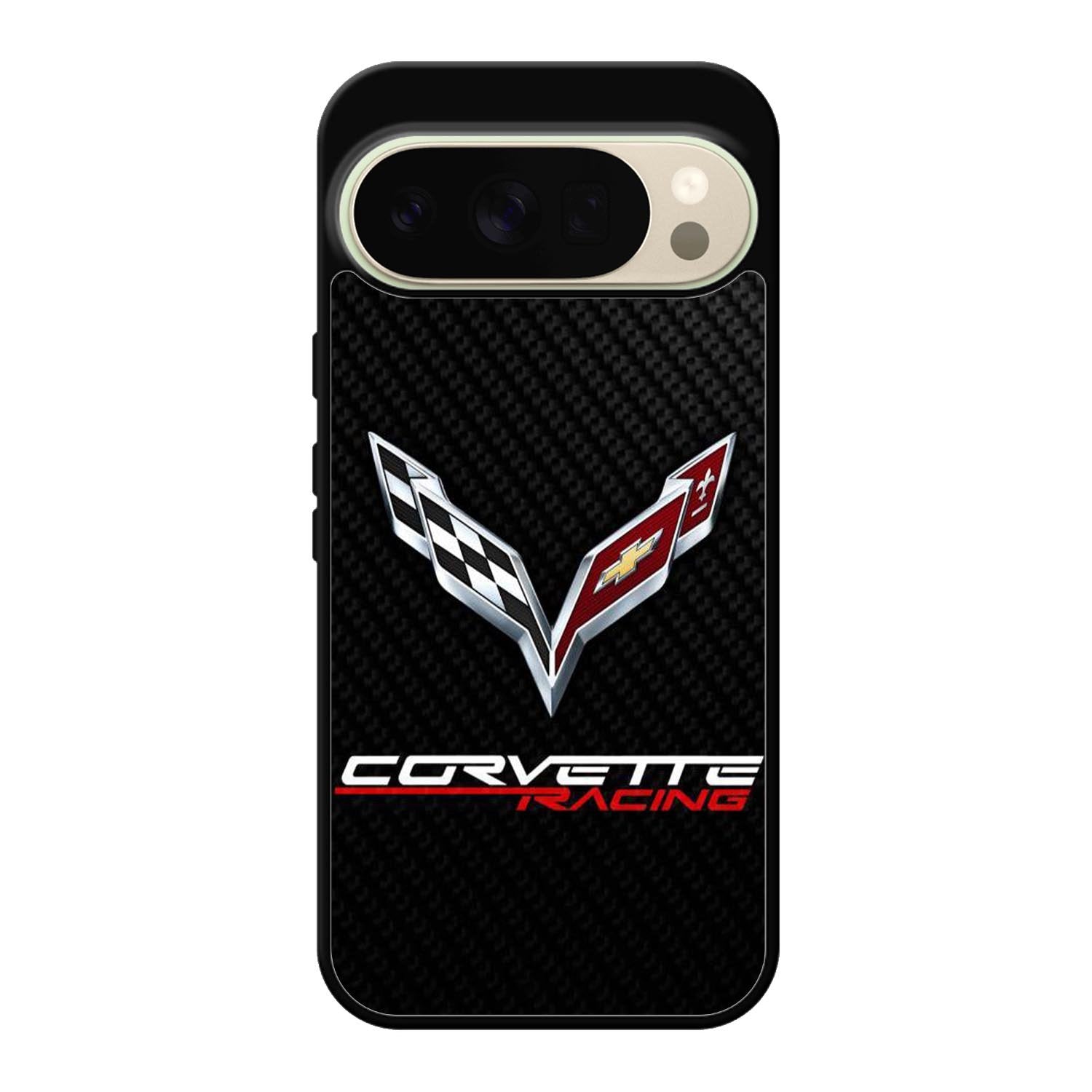 Corvette Logo Carbon 1st Google Pixel 10 Pro Case