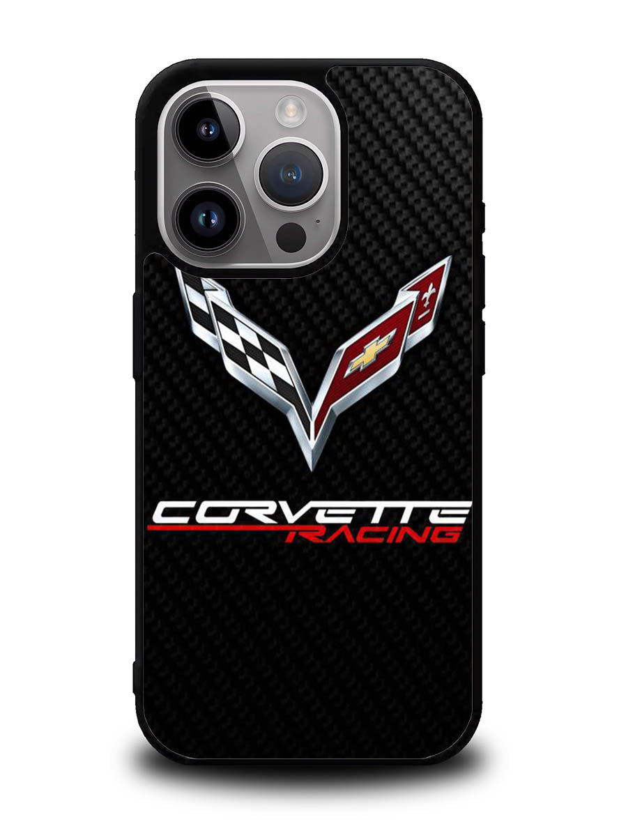 Corvette Logo Carbon 1st iPhone 16 Pro Max Case
