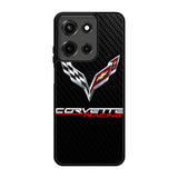 Corvette Logo Carbon 1st Motorola Moto G 5G 2025 Case OV7840