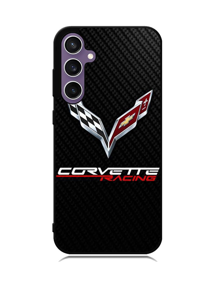 Corvette Logo Carbon 1st Samsung Galaxy S23 FE 5G Case