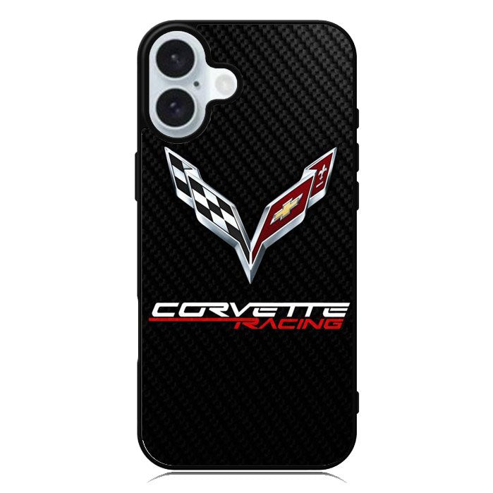 Corvette Logo Carbon 1st iPhone 16 Plus Case