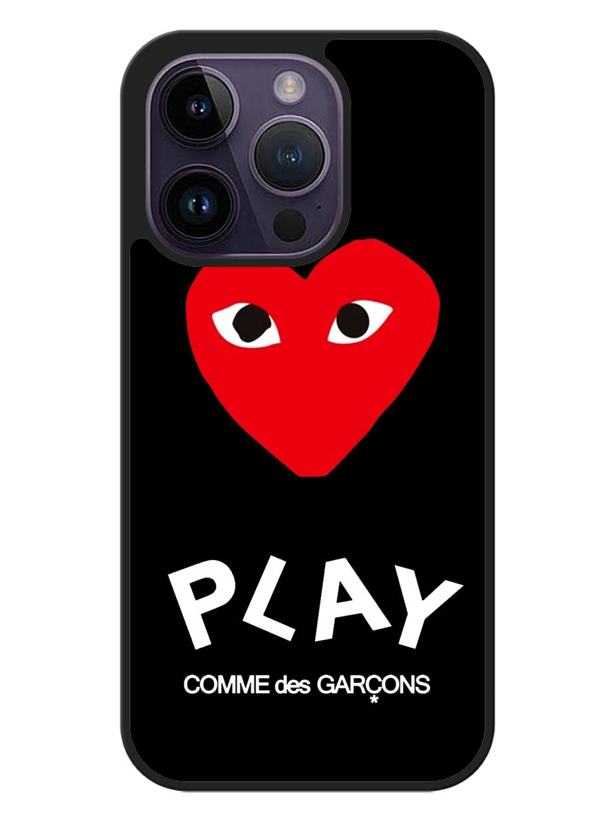 comme des garcons Logo iPhone 14 Pro Max Case OV1619