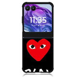Comme Des Garcons Logo Motorola Moto Razr Plus 2024 , Moto Razr+ 2024 Case