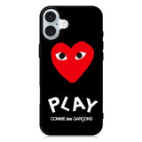 Comme Des Garcons Logo iPhone 16 Plus Case