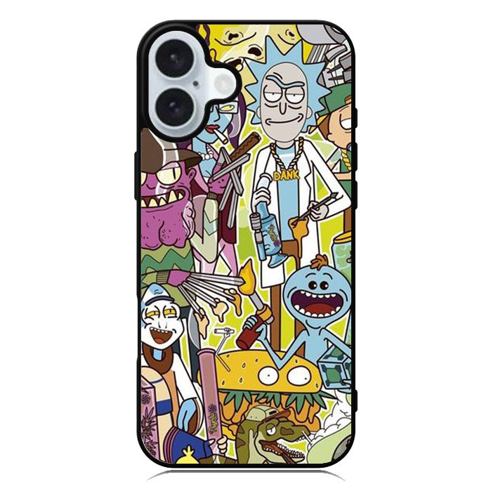 rick and morty iPhone 16 Case QC1632