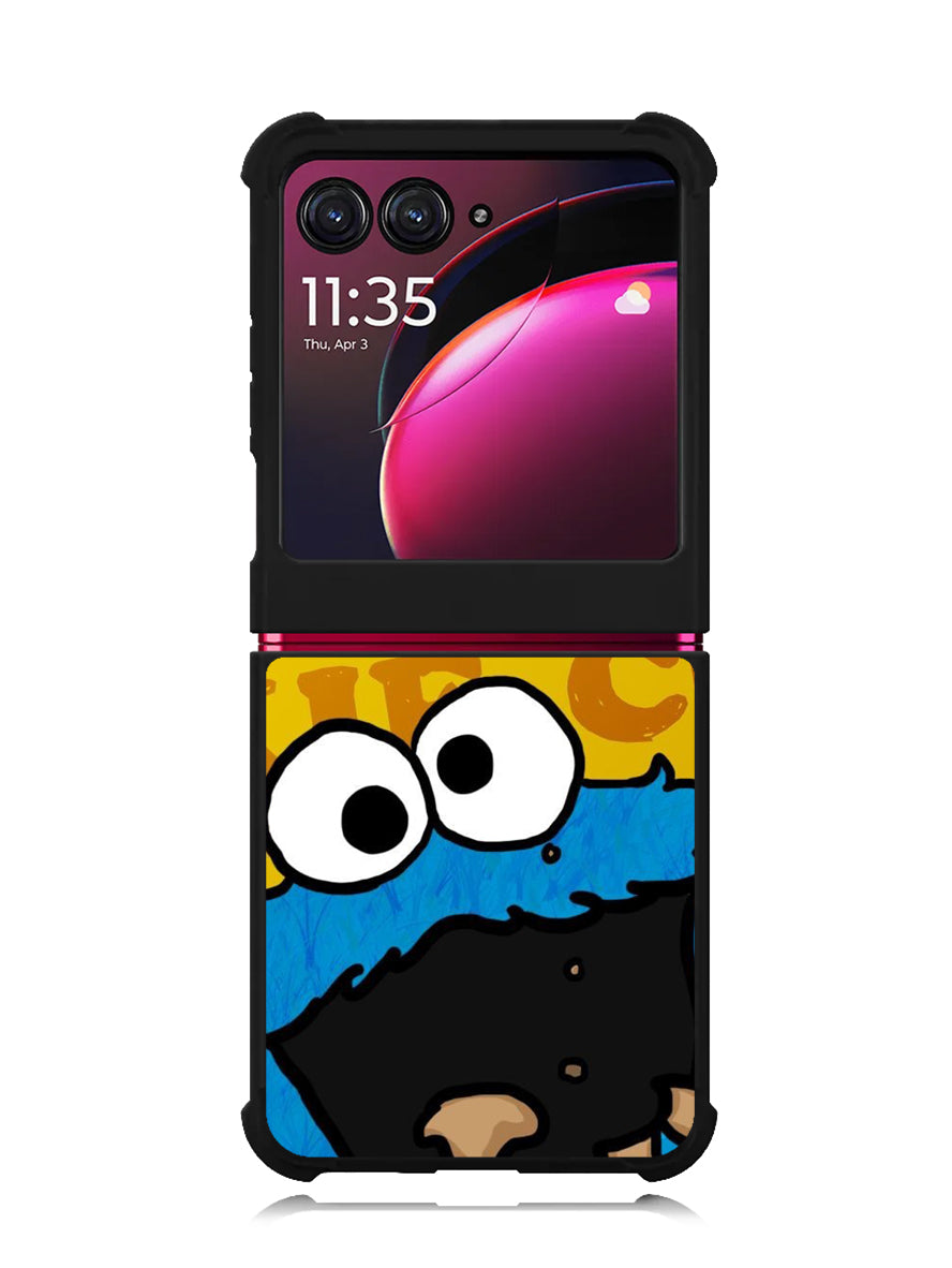 Cookie Monster Motorola Moto Razr Plus 2023 , Moto Razr+ 2023 Case