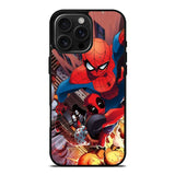 Spiderman and Deadpool funny iPhone 16 Pro Max Case OV1644