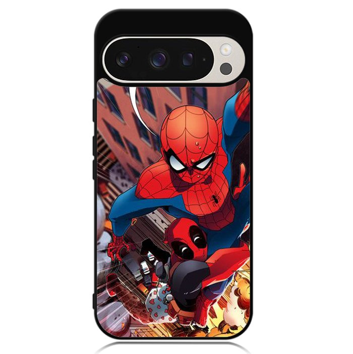 Spiderman and Deadpool funny Google Pixel 9 | Pixel 9 Pro Case OV1644