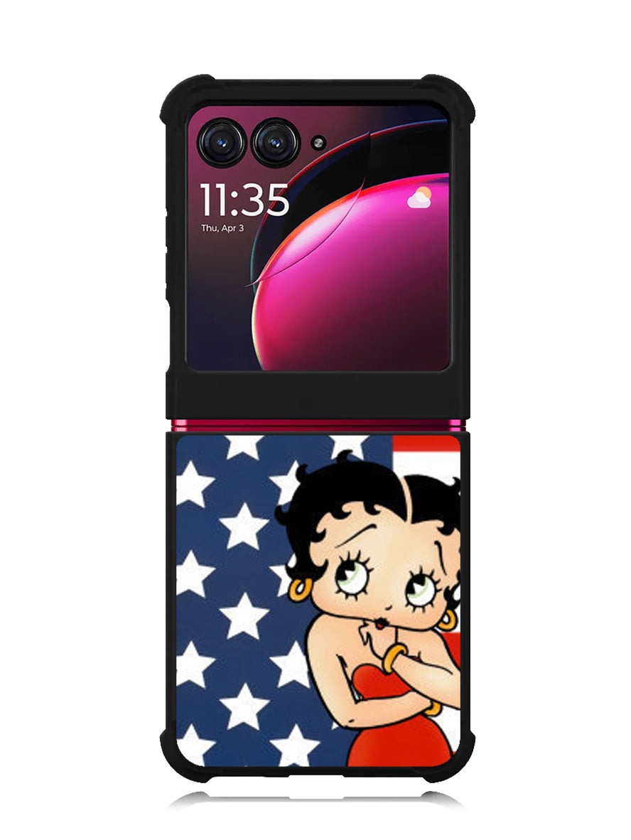 Betty Boop 3rd Motorola Moto Razr Plus 2023 , Moto Razr+ 2023 Case