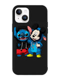stitch and mickey mouse iPhone 15 Plus Case OV2338