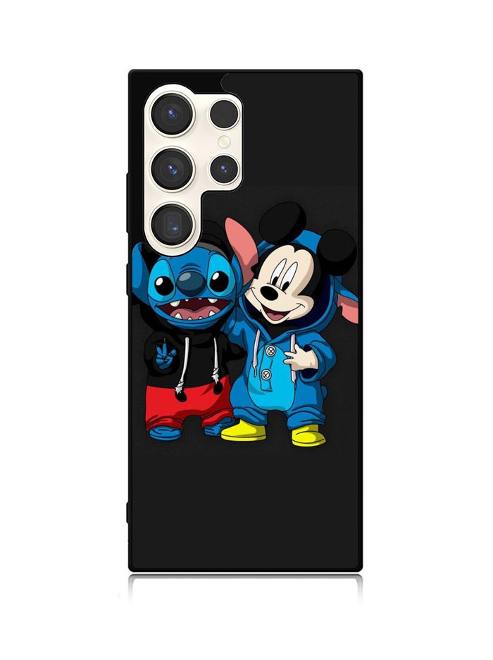 stitch and mickey mouse Samsung Galaxy S24 Ultra 5G Case