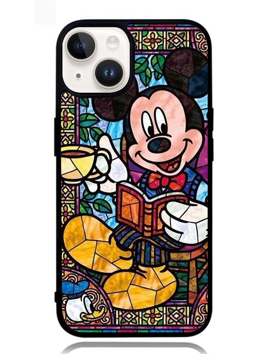 Stained Glass Disney iPhone 14 Plus Case
