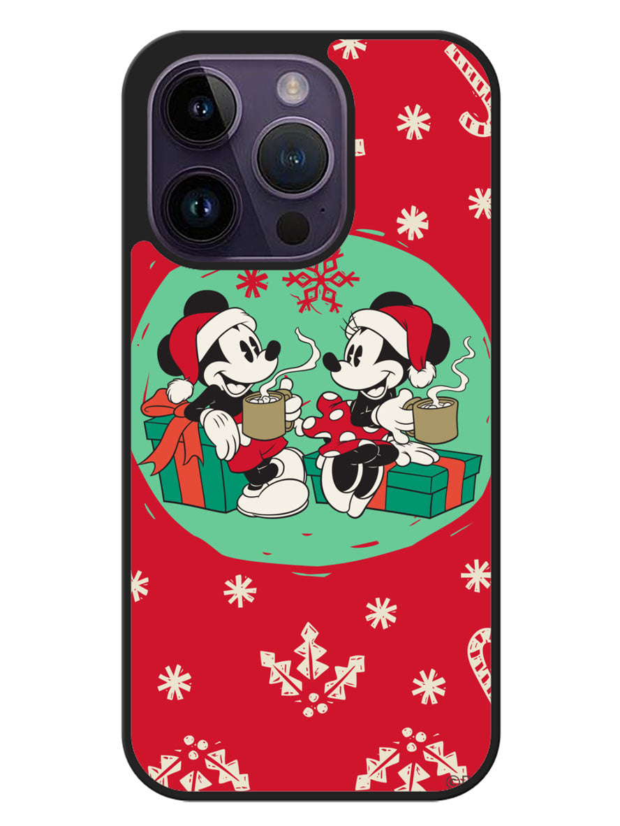 mickey and minnie christmas iPhone 14 Pro Case OV3317