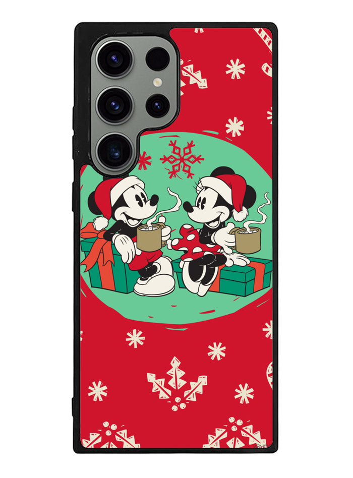 mickey and minnie christmas Samsung Galaxy S23 Ultra 5G Case