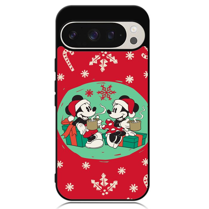 mickey and minnie christmas Google Pixel 9 Pro XL Case