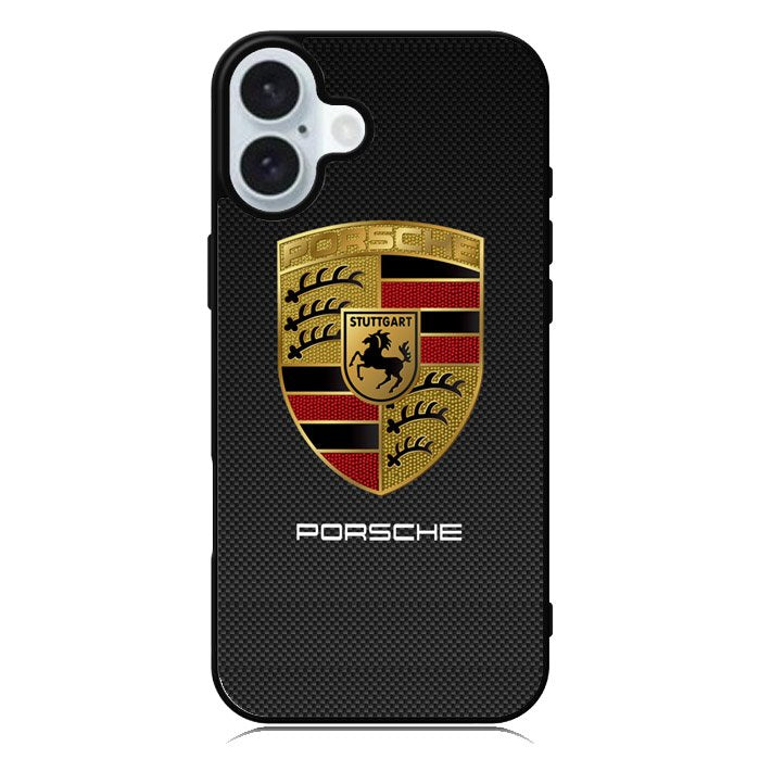 Porsche Logo 3rd iPhone 16 Plus Case