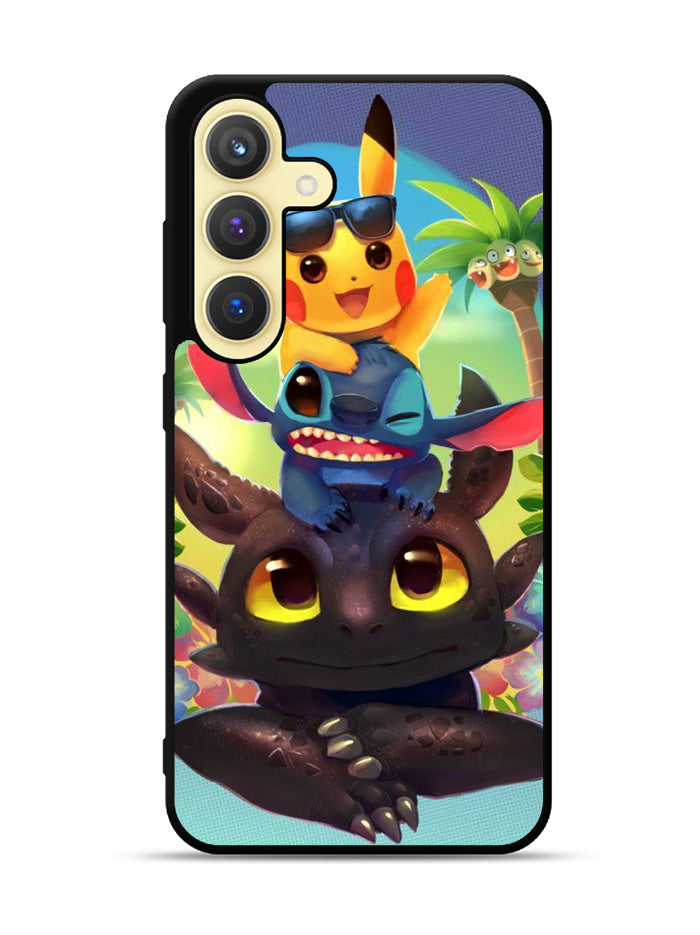 toothless and pikachu Samsung Galaxy S24 5G Case OV1723